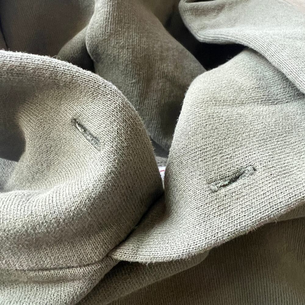 Madewell FLAWED McCarren Hoodie Mens Medium Olive Drab - Picture 8 of 15